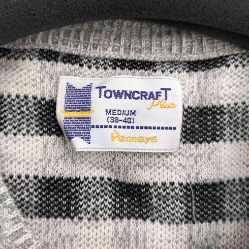 ペニーズタウンクラフト PENNEYS TOWNCRAFT 60S チェック柄 ニットベスト メンズ JPN:M