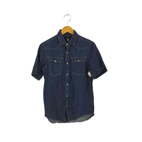 ジースターロー G-STAR RAW 3301 SLIM SHIRT S/S メンズ JPN:S