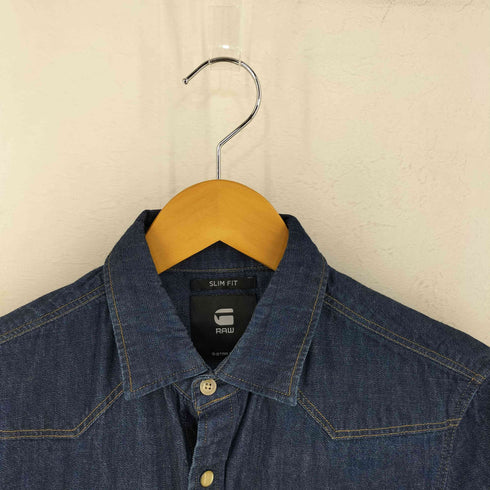 ジースターロー G-STAR RAW 3301 SLIM SHIRT S/S メンズ JPN:S