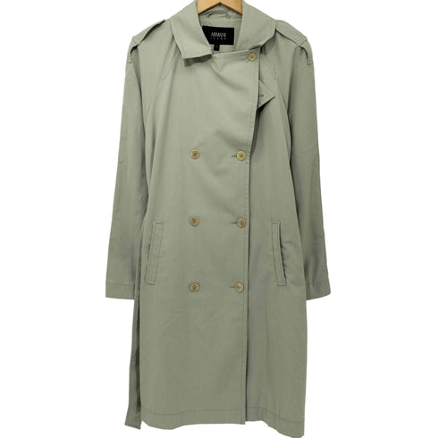 アルマーニジーンズ ARMANI JEANS ダブルブレスト トレンチコート レディース EUR:44