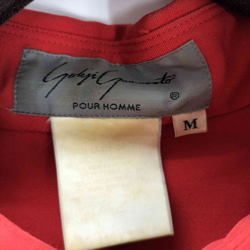 ヨウジヤマモトプールオム Yohji Yamamoto POUR HOMME 80S 丸文字タグ 刺繍 ウールロングシャツ メンズ JPN:M