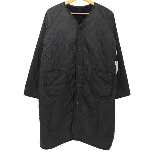 アルファインダストリーズ ALPHA INDUSTRIES ボアライナー キルティング リバーシブルコート レディース JPN:S