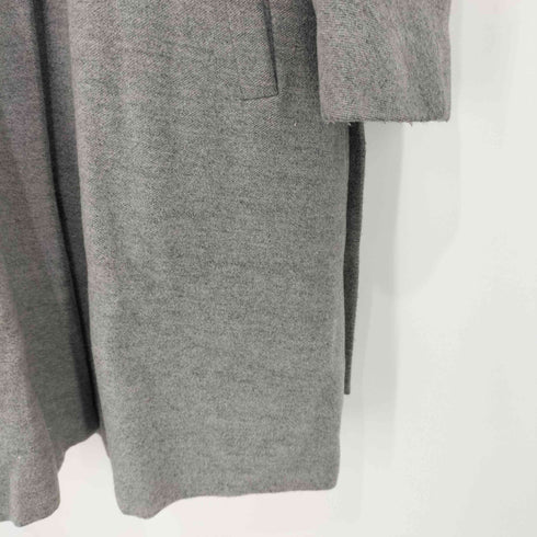 カルバンクライン CALVIN KLEIN ウールナイロン 比翼 ステンカラーコート レディース JPN:9号