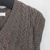 ユナイテッドアローズグリーンレーベルリラクシング UNITED ARROWS green label relaxing Shepley Yarns アラン ニット ベスト メンズ JPN:L