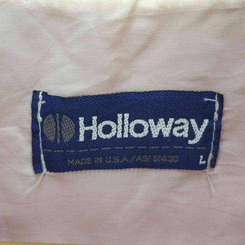 ホロウェイ HOLLOWAY USA製 ロケットタロン 企業ロゴ ジップアップジャケット メンズ import:L