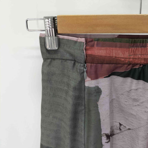 アメリ AMERI ART COLLAGE PRINT SHEER SKIRT レディース JPN:M