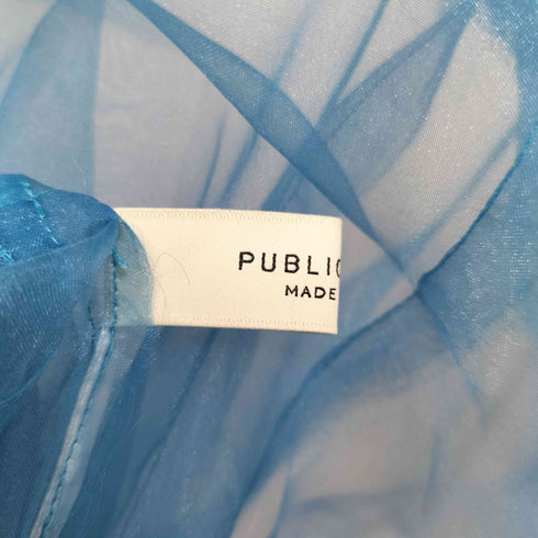 パブリックトウキョウ PUBLIC TOKYO エアリーオーガンジーシアーブラウス レディース ONE SIZE