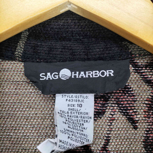 サグハーバー SAG HARBOR ゴブラン ジャケット レディース 10