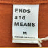 エンズアンドミーンズ ENDS and MEANS paddlers coffee グラフィックプリント Tシャツ メンズ JPN:M