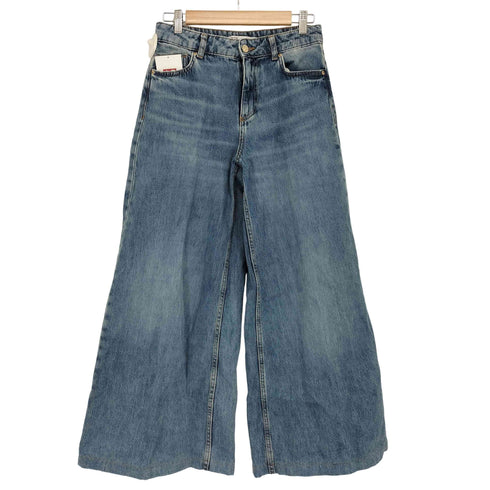 ザラ ZARA ローライズ パラッツォジーンズ デニムパンツ レディース JPN:34