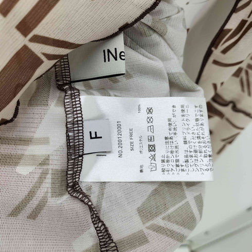 イネラ INella タイルプリントシアートップス レディース FREE