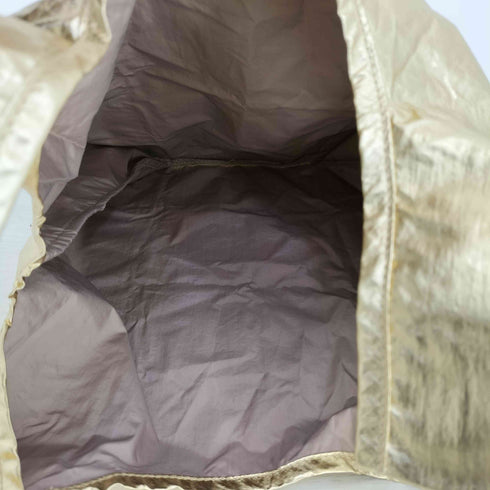 バグゥ BAGGU 折り畳み エコバッグ メタリックゴールド レディース