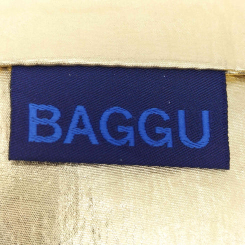 バグゥ BAGGU 折り畳み エコバッグ メタリックゴールド レディース