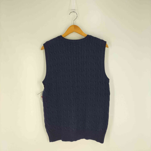 ポロラルフローレン POLO RALPH LAUREN ポニー刺繍 ケーブルニットベスト メンズ import:XL