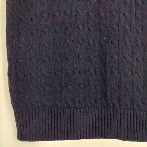 ポロラルフローレン POLO RALPH LAUREN ポニー刺繍 ケーブルニットベスト メンズ import:XL