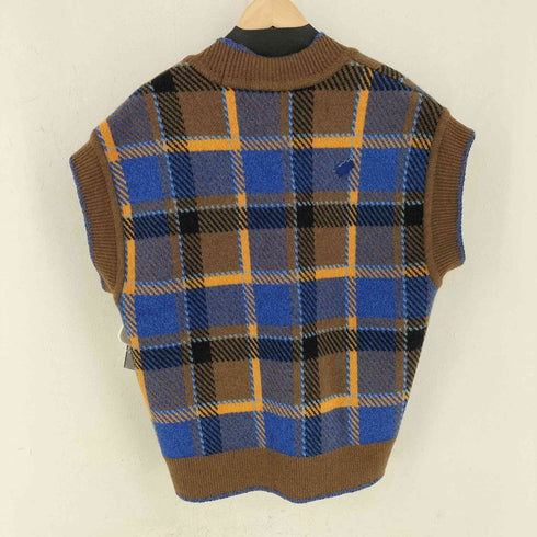 アダーエラー ADER error チェックニットベスト メンズ A1