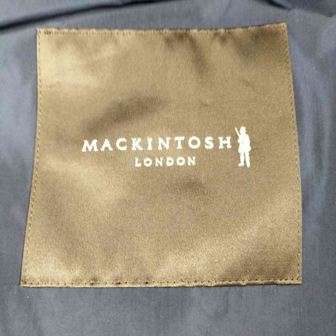 マッキントッシュフィロソフィー MACKINTOSH PHILOSOPHY ナイロン 比翼 フーデッド ステンカラーコート 裏地総柄 メンズ 36