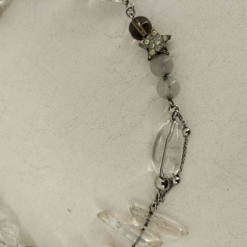 hypnotize connecting mix necklace_smoky ストーン ネックレス レディース