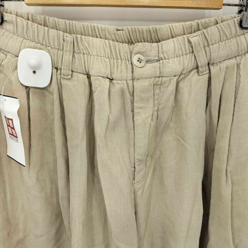 センスオブプレイス SENSE OF PLACE ジッパーフライ ワイド コーデュロイパンツ メンズ M