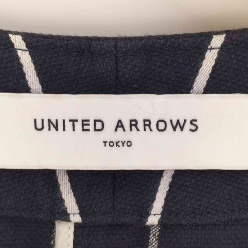 ユナイテッドアローズ UNITED ARROWS UAW ストライプロング コート レディース F