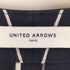ユナイテッドアローズ UNITED ARROWS UAW ストライプロング コート レディース F