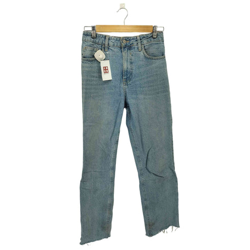 ザラ ZARA ハイウエスト ジッパーフライ デニムパンツ レディース 38