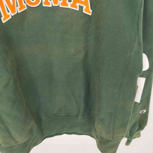 モマ MOMA REVERSE WEAVE リバースウィーブ ロゴパッチ クルーネック スウェット メンズ import:M