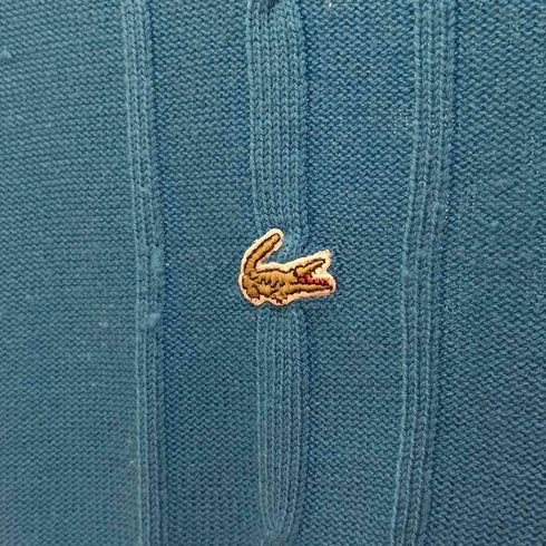 シュミーズラコステ CHEMISE LACOSTE 70S ワニ刺しゅう アクリルカーディガン メンズ