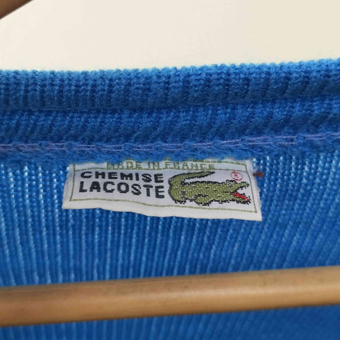シュミーズラコステ CHEMISE LACOSTE 70S ワニ刺しゅう アクリルカーディガン メンズ