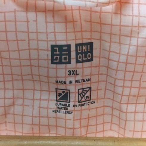 ユニクロ UNIQLO ポケッタブルUVカットパーカ メンズ 3XL