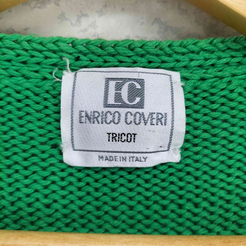 ENRICO COVERI MADE IN ITALY 刺繍デザインカーディガン レディース