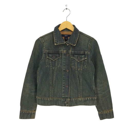 ギャップ Gap 00s OLD デニムトラッカージャケット レディース S