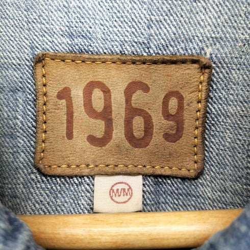 ギャップ Gap 90-00s USA製 1st シンチバック デニムトラッカージャケット レディース M