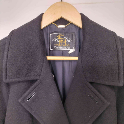 カシミヤ CASHMERE カシミヤ100 ダブルブレスト チェスターコート レディース 9 L