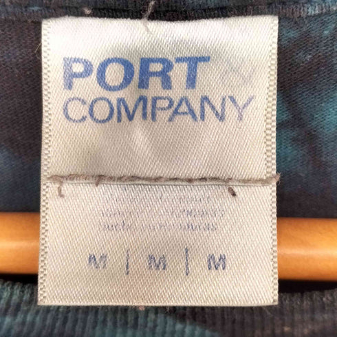 ポートアンドカンパニー PORT and COMPANY US グランジバンド タイダイ クルーネックTシャツ メンズ import:M