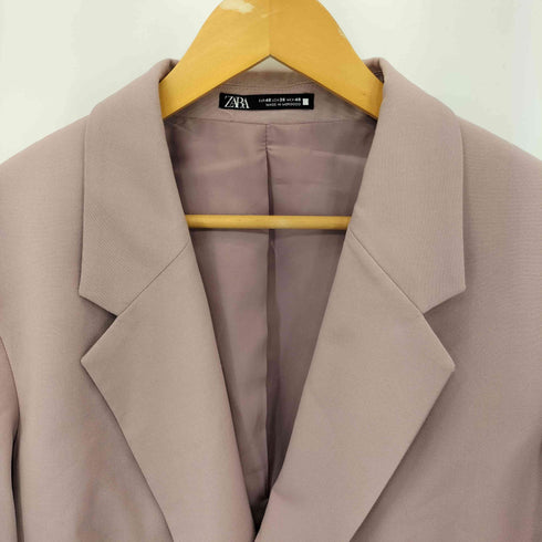ザラ ZARA ダブルブレスト ブレザー テーラードジャケット メンズ 48