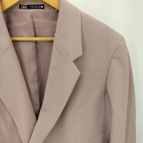 ザラ ZARA ダブルブレスト ブレザー テーラードジャケット メンズ 48