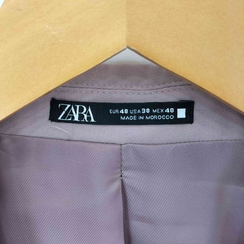 ザラ ZARA ダブルブレスト ブレザー テーラードジャケット メンズ 48