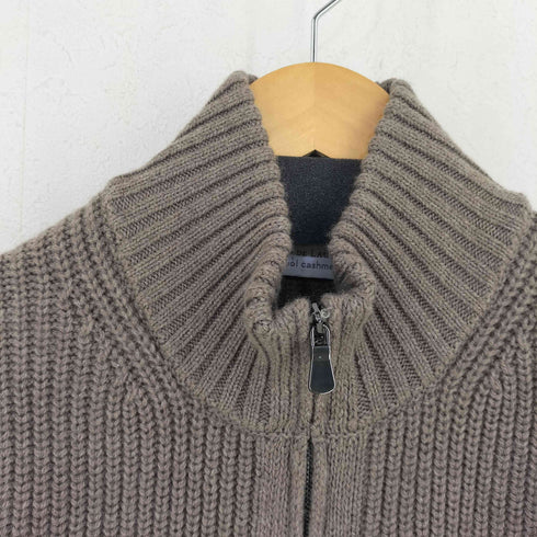 フィリッポ デローレンティス FILIPPO DE LAURENTIIS カシミヤ混ウールドライバーズニット メンズ
