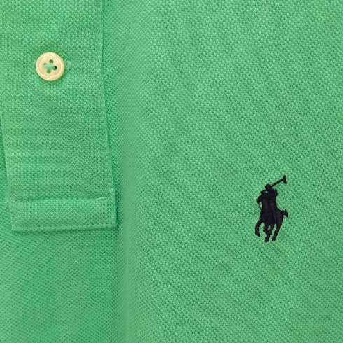 ラルフローレン RALPH LAUREN SLIM FIT 鹿の子ポロシャツ レディース JPN:L