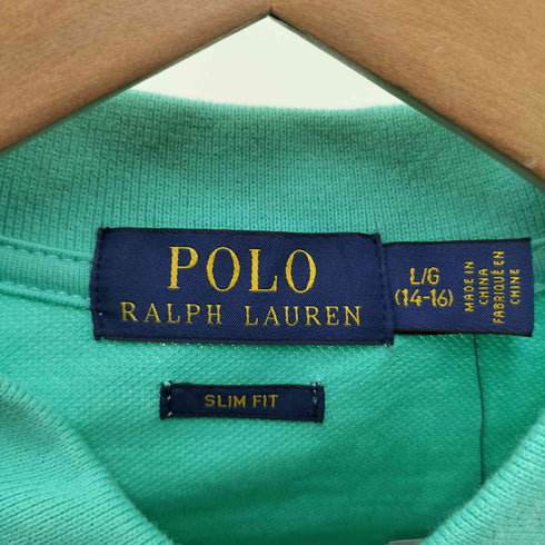 ラルフローレン RALPH LAUREN SLIM FIT 鹿の子ポロシャツ レディース JPN:L