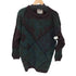 90S Heirloom Collectibles Knitted by hand 総柄 リネン コットン ニット セーター メンズ import:M