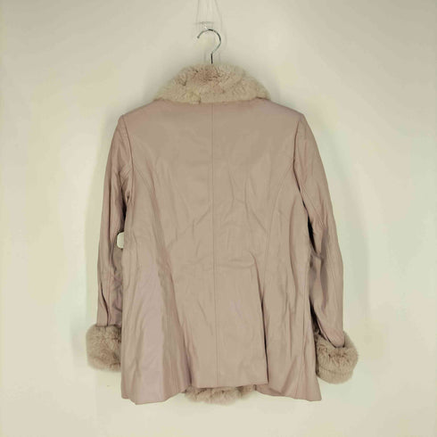 レッキスファー フェイクレザー ジャケット レディース JPN:40