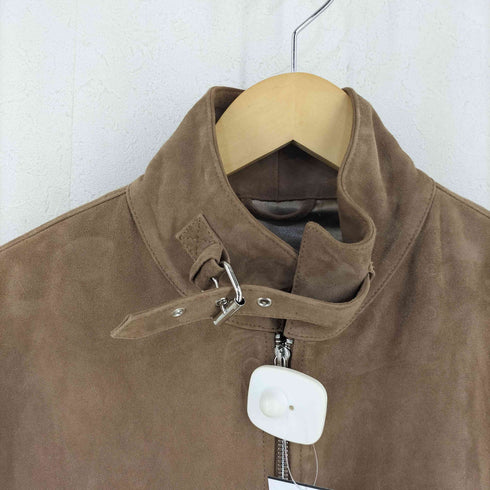 L'EDELLI イタリア製 スエードレザーライダースジャケット メンズ 48