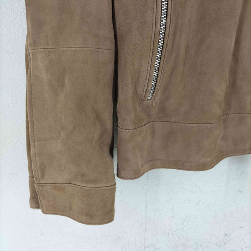 L'EDELLI イタリア製 スエードレザーライダースジャケット メンズ 48