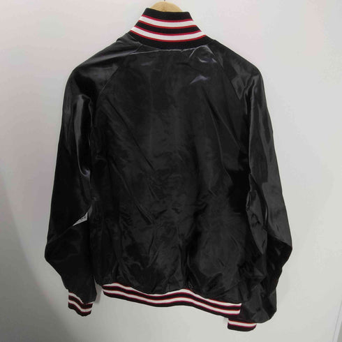 ウエストアーク WESTARK 90S USA製 WC BASEBALL ニットライン ナイロン サテン スタジャン ブルゾン ジャケット メンズ import:L