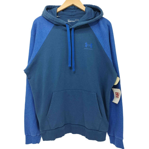アンダーアーマー UNDER ARMOUR バイカラー ラグラン プルオーバー パーカー メンズ import:L