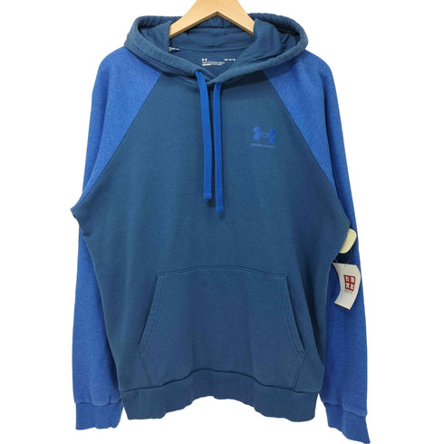アンダーアーマー UNDER ARMOUR バイカラー ラグラン プルオーバー パーカー メンズ import:L