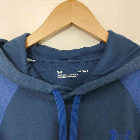 アンダーアーマー UNDER ARMOUR バイカラー ラグラン プルオーバー パーカー メンズ import:L