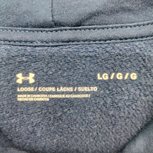 アンダーアーマー UNDER ARMOUR バイカラー ラグラン プルオーバー パーカー メンズ import:L